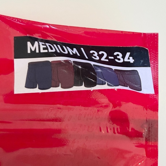 PUMA 5PK Performance Boxer Briefs Multicolor MED 32-34 Waist NWT - Picture 10 of 12